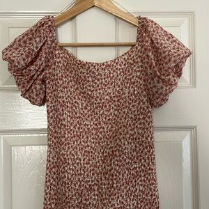 Petal & Pup floral shirred bodycon
